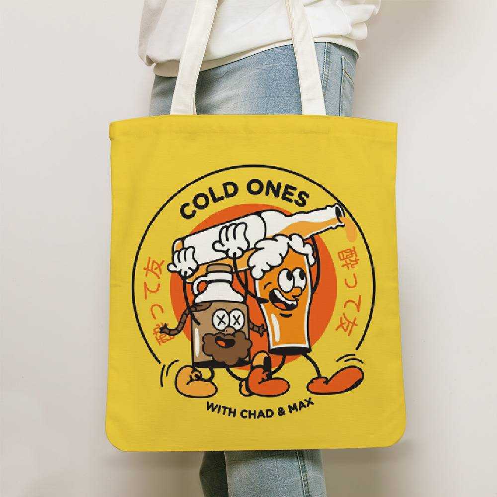Cold Ones Totebag Classic Celebrity Totebag Funny Cold Ones Totebag