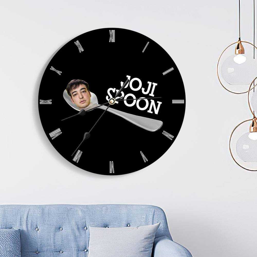Cold Ones Round Wall Clock Home Decor Wall Clock Gifts for Cold Ones Fans Joji Spoon Wall Clock