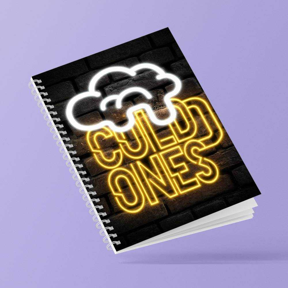 Cold Ones Spiral Bound Notebook Journal Diary Gift for Fans Cold Ones Logo Notebook