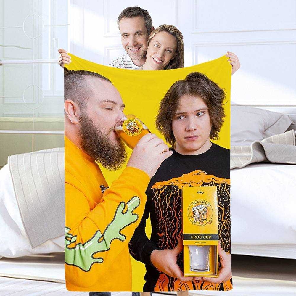 Cold Ones Blanket Chad and Max Blanket