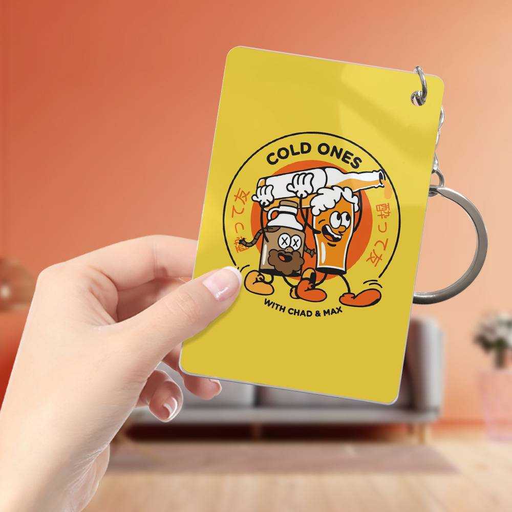 Cold Ones Keychain Classic Celebrity Keychain Funny Cold Ones by Cold Ones Keychain