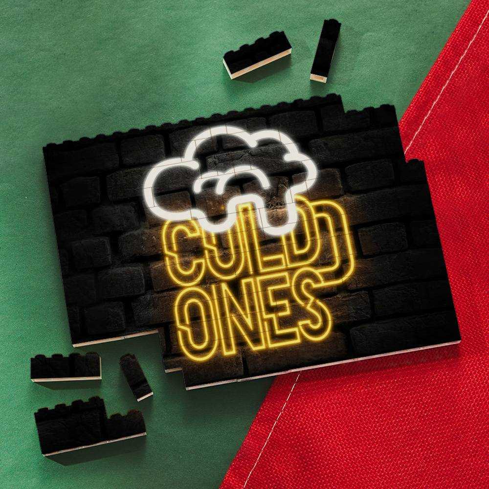 Cold Ones Merch Building Blocks Gift for Fans Cold Ones Logo Building Blocks