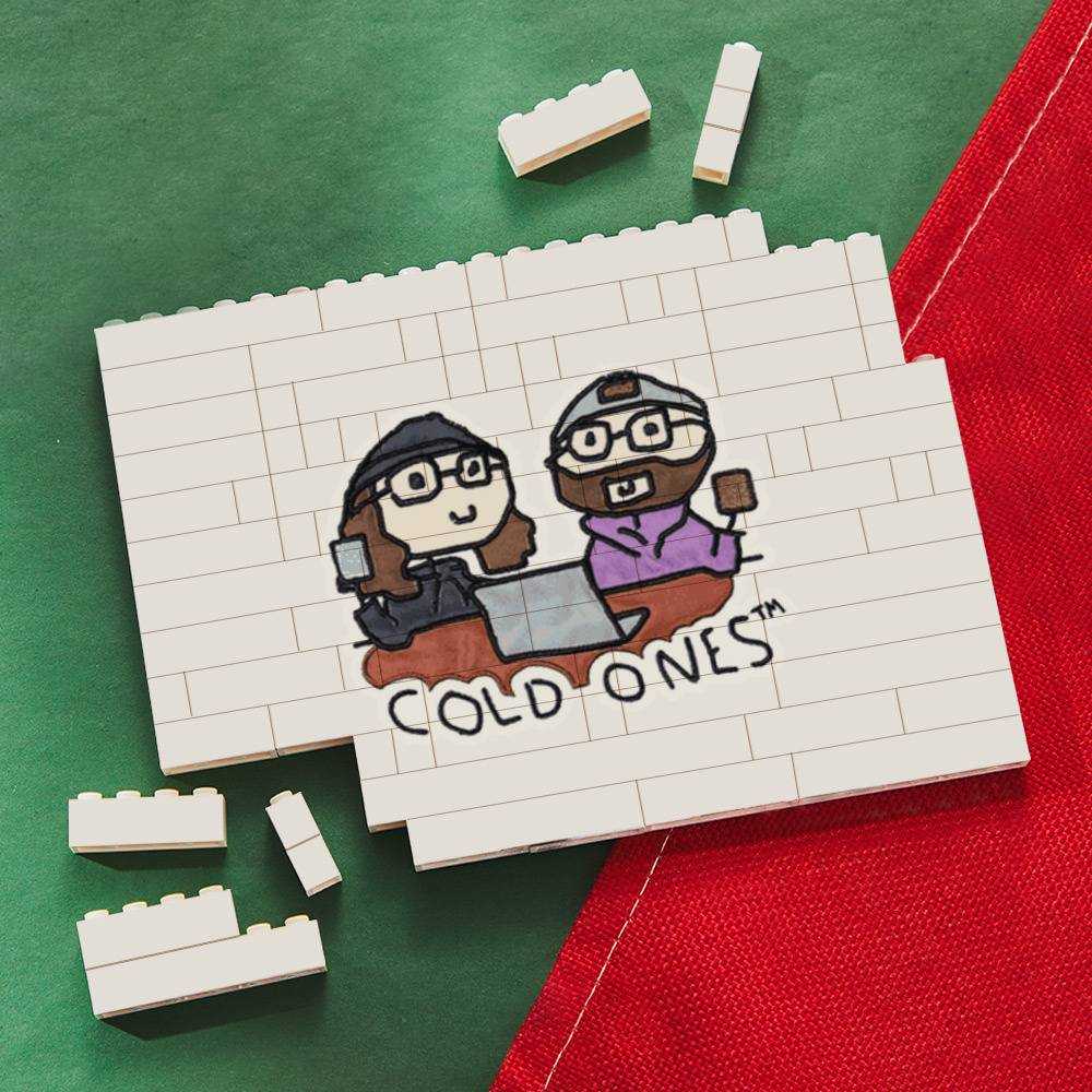 Cold Ones Merch Building Blocks Gift for Fans Cold Ones Doodle Building Blocks