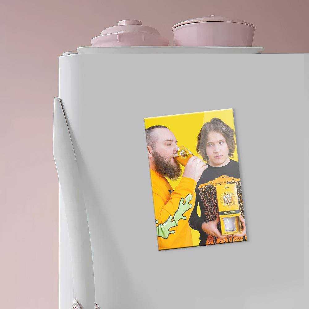 Cold Ones Fridge Magnet Chad and Max Fridge Magnet