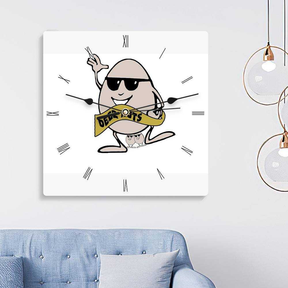 Cold Ones Square Wall Clock Home Decor Wall Clock Gifts for Cold Ones Fans Funny Little Fella Wall Clock