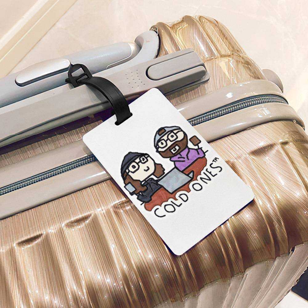 Cold Ones Luggage Tag Classic Celebrity Luggage Tag Cold Ones Doodle by Cold Ones Luggage Tag