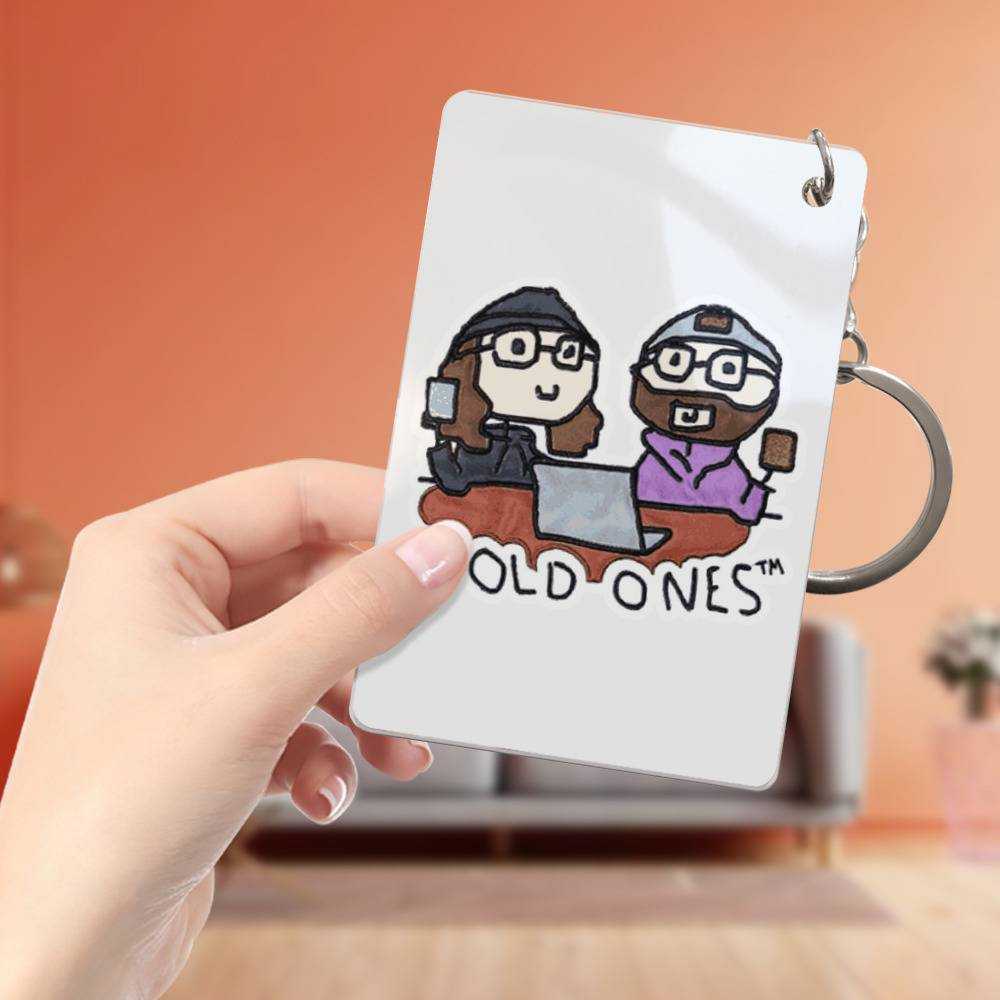 Cold Ones Keychain Classic Celebrity Keychain Cold Ones Doodle by Cold Ones Keychain