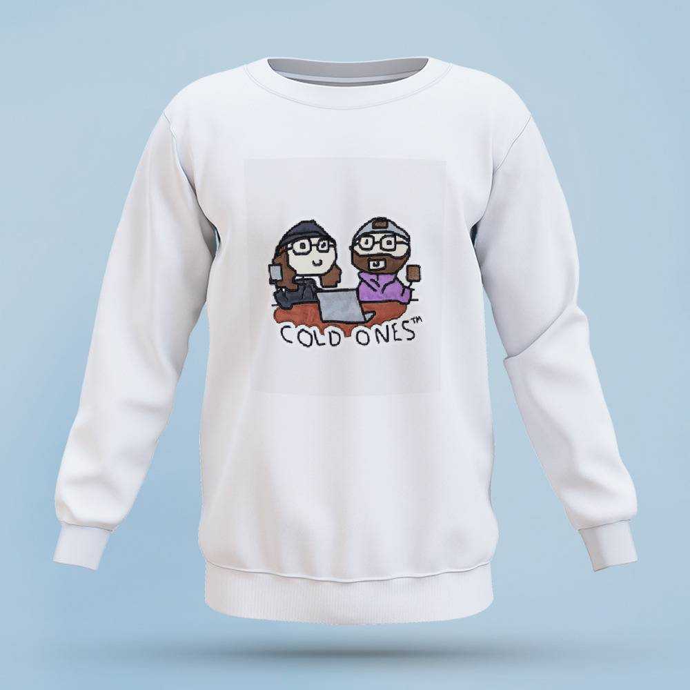 Cold Ones Sweatshirt Classic Celebrity Sweatshirt Cold Ones Doodle Sweatshirt
