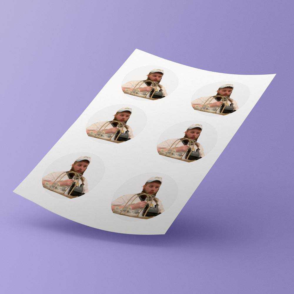 Cold Ones round stickers decorative stickers gift for fans Chad Needs a Nap