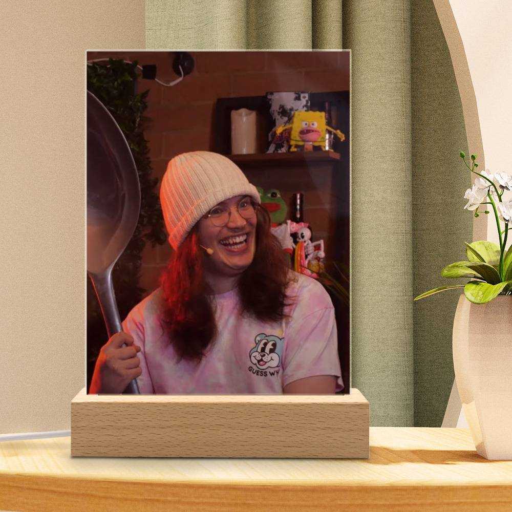 Cold Ones Lamp Classic Celebrity Night Light Cold Ones OUT OF CONTEXT by Cold Ones Lamp with Wooden Base