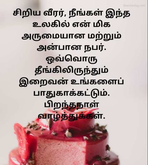 50+ Best Happy Birthday Wishes For Brother In Tamil