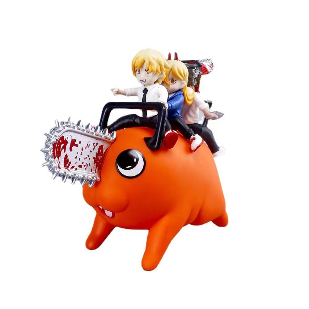 Anime Chainsaw Man Figures Denji Power Kawaii Action Figurine