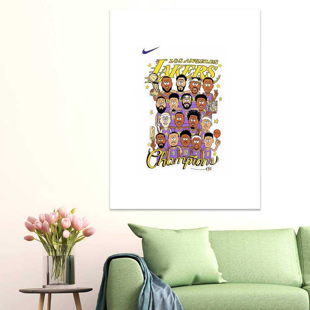 Los Angeles Lakers T Shirt And Poster T-Shirt