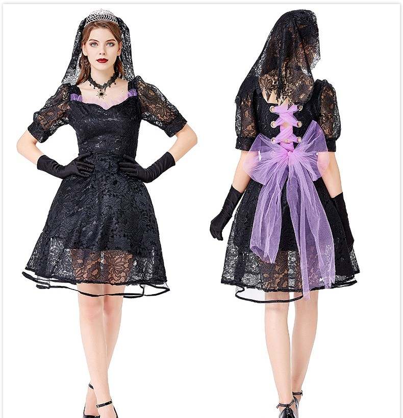 Sexy Witch Vampire Costume for Masquerade Party Halloween Cosplay Costume  Adult