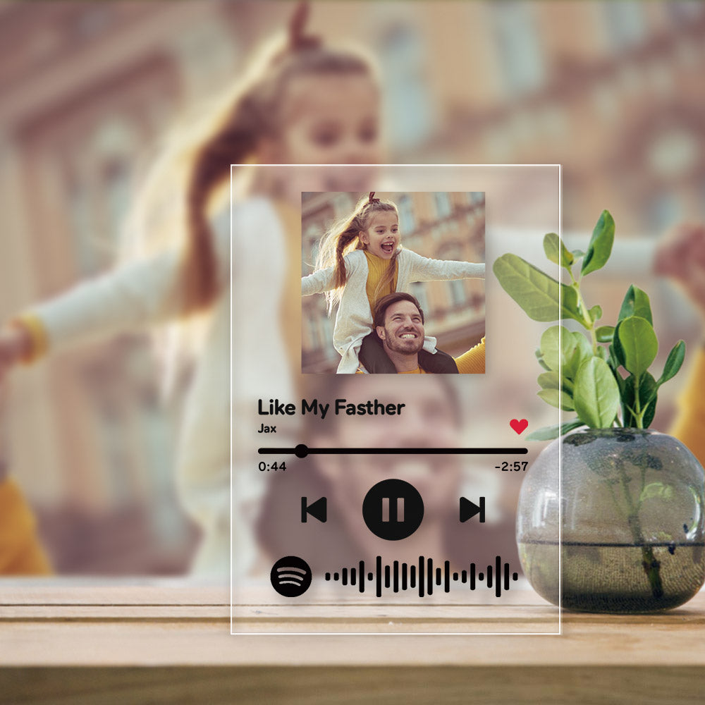 Spotify Glass Music Code Luce Notturna Personalizzato Foto & Nome del  Musica & del Cantante, Art Lampada Musica Placca Album Copertina, Regali  per Fidanzati, Pa…
