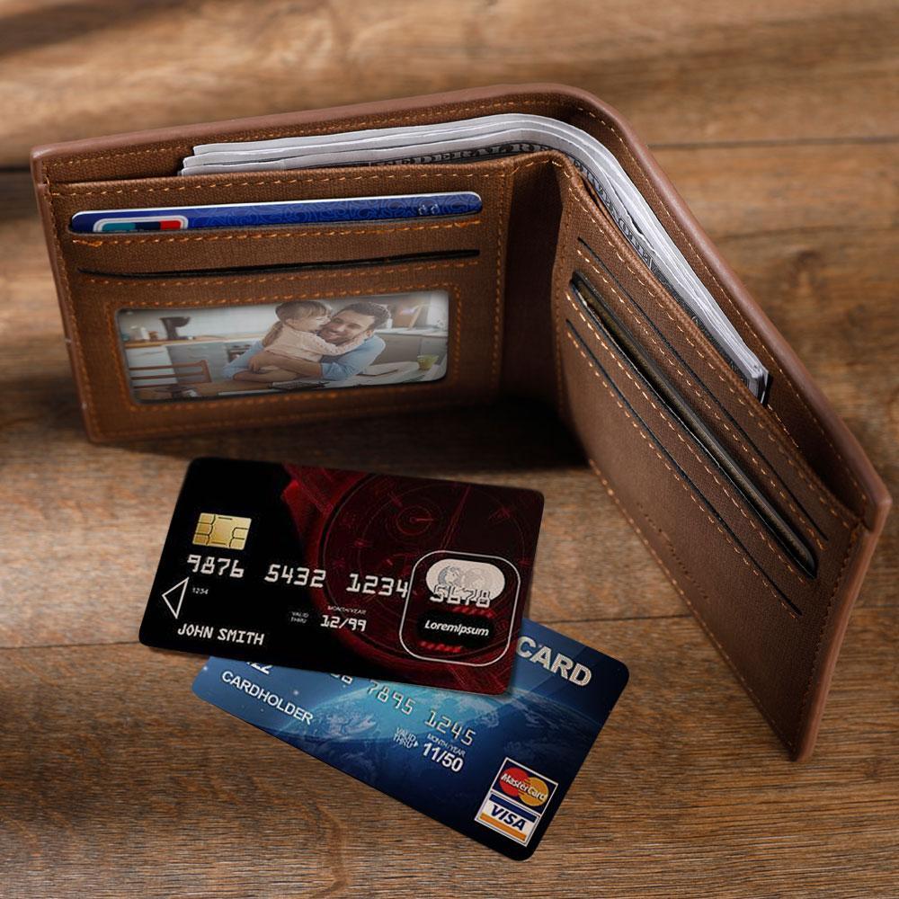 Portafoglio Uomo Personalizzato Con Iscrizione Incisa - Regalo Perfetto Per Compleanni E Occasioni Speciali