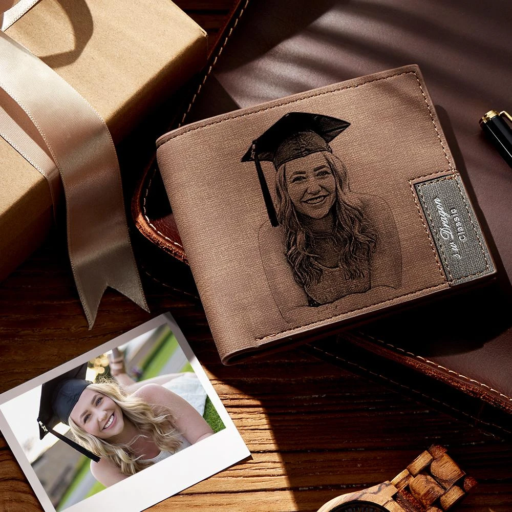 Portafoglio Uomo Personalizzato Con Iscrizione Incisa - Regalo Perfetto Per Compleanni E Occasioni Speciali