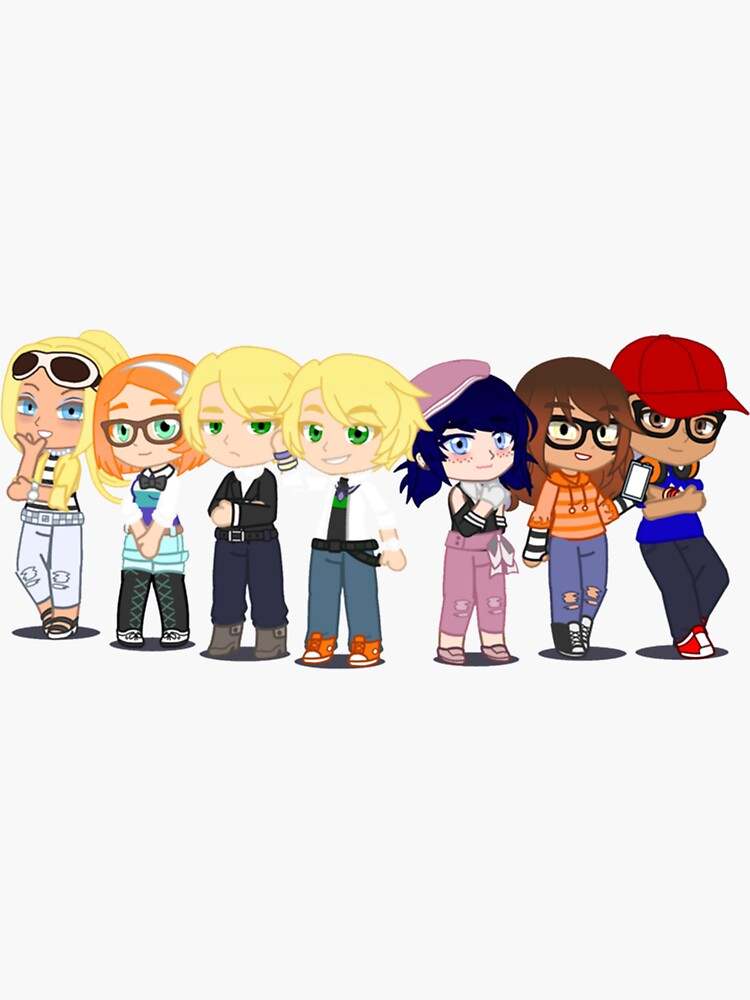Cool Gacha Club Outfits Sticker, Gacha Club Sticker#2