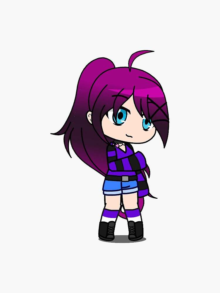 Cool Gacha Club Outfits Sticker, Blair Gacha Club Sticker#2