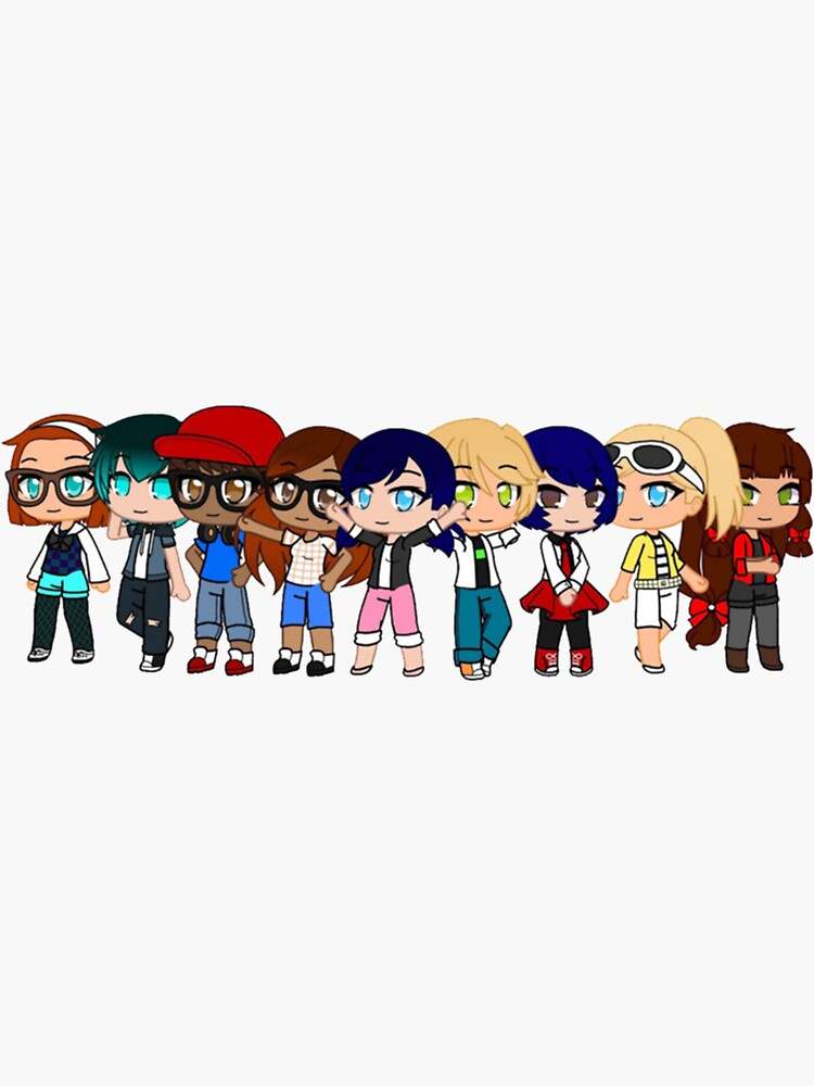 Cute Gacha Club Outfits Sticker, Gacha Club Sticker#2
