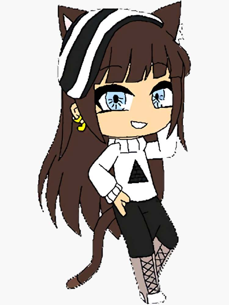 Cool Gacha Club Outfits Sticker, Gacha Club Sticker#2