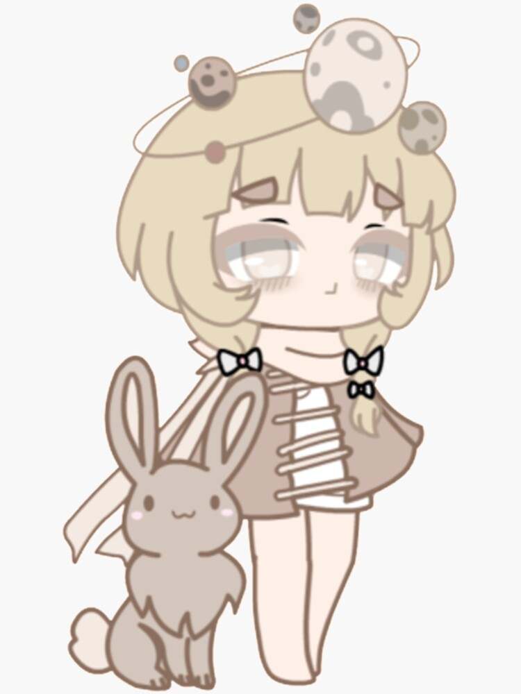 Cool Gacha Club Outfits Sticker, Gacha Club Character Sticker#2