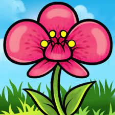 flower drawing for kids