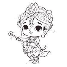 krishna drawing images