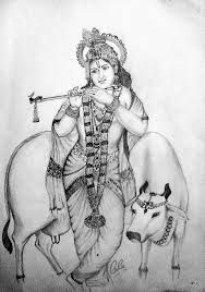 Drawing Krishna Images