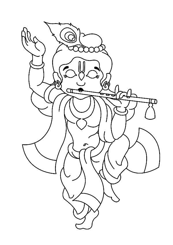 Drawing Krishna Images