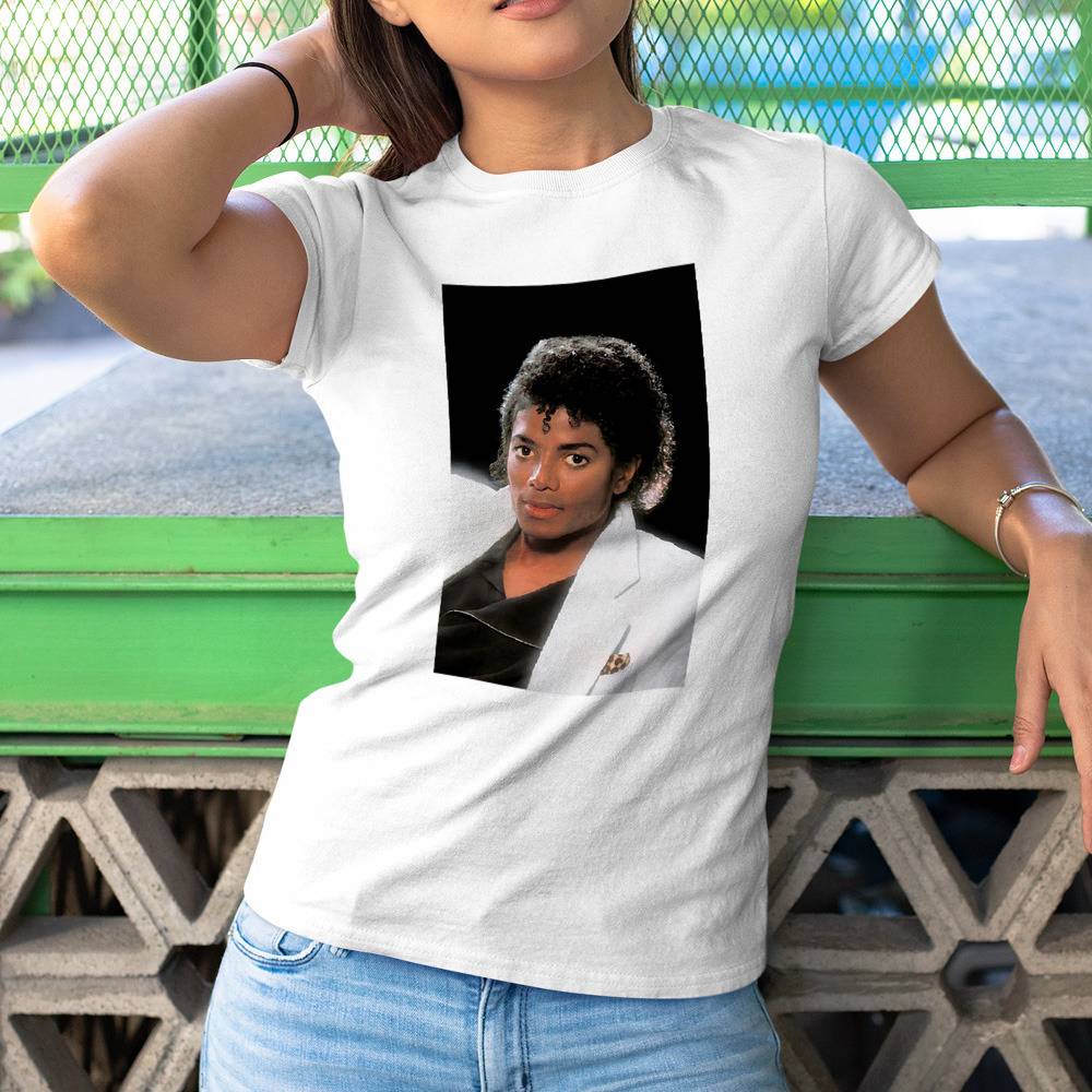 michael jackson t shirt cotton on