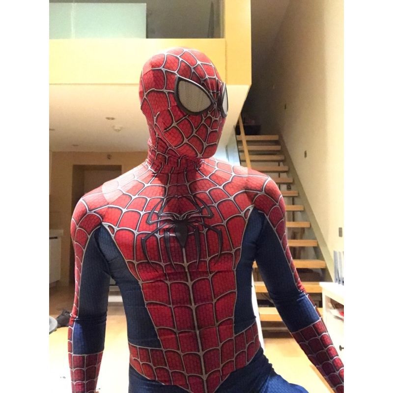 Spiderman Costume Kids, SpiderMan Bodysuit SpiderMan Headgear ...