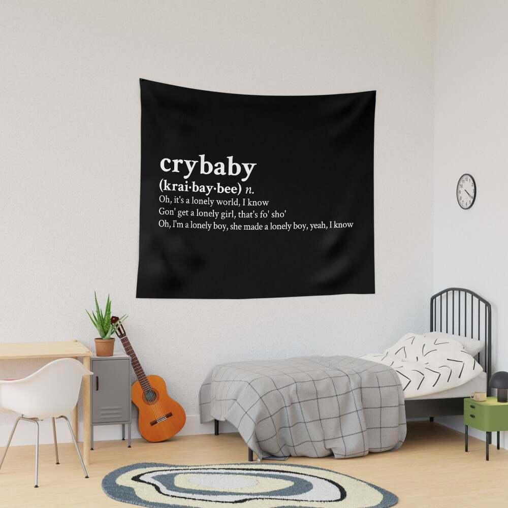 Lil peep crybaby tapestry sale