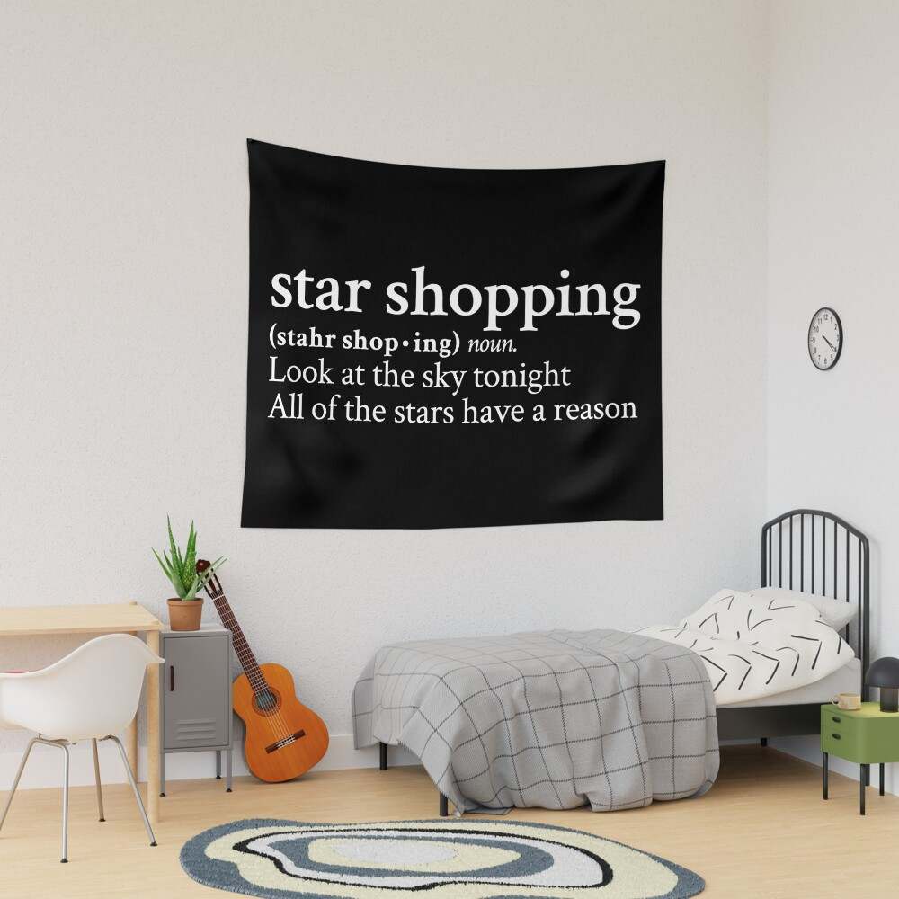 Star shopping tapestry sale