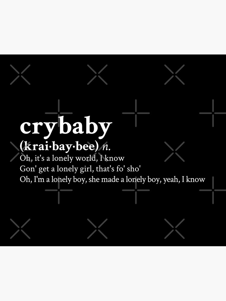 Lil peep best sale crybaby tapestry