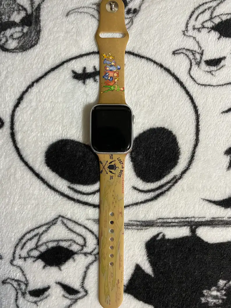Disney Castle Theme Silicone Apple Watch Band for 38mm 40mm 