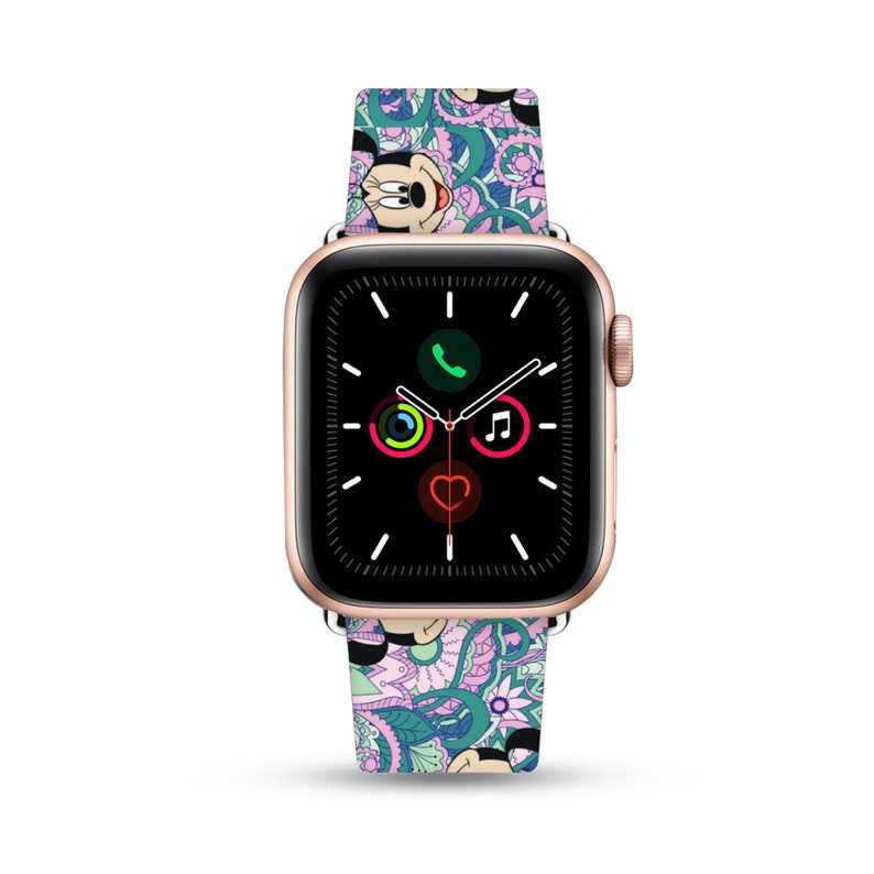 Gucci Inspired Engraved Apple Watch Band Custom Silicone