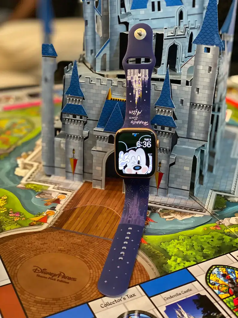 Disney castle best sale apple watch band