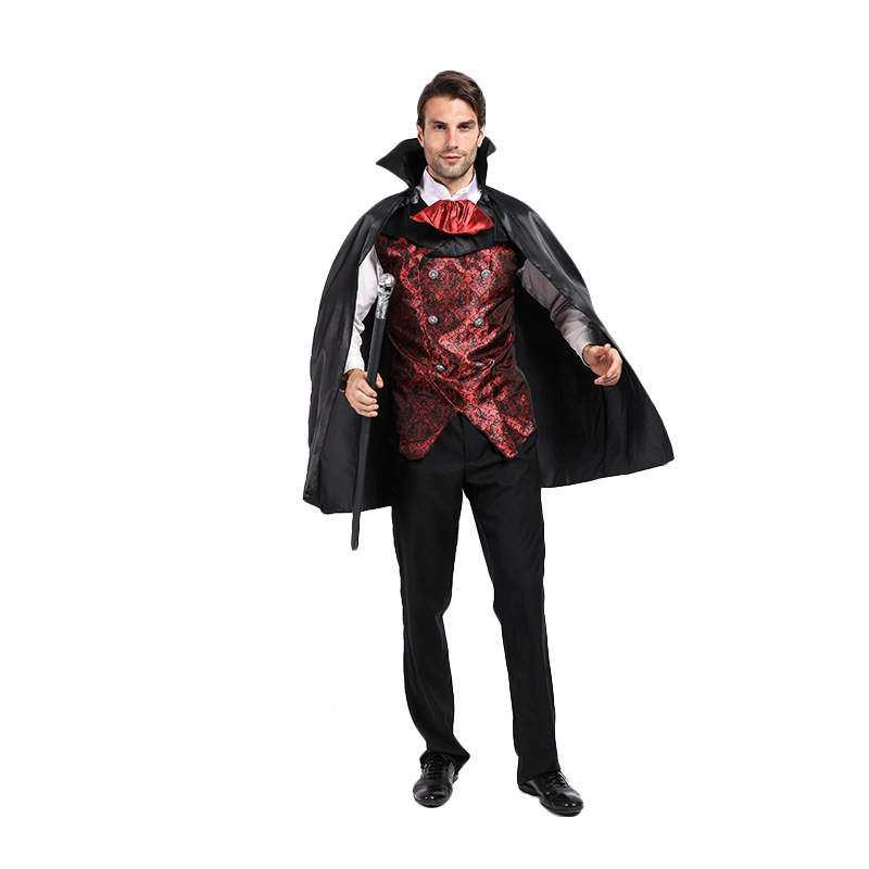 Phantom of the Opera Masquerade Costume Mens Halloween Fancy Dress Adults