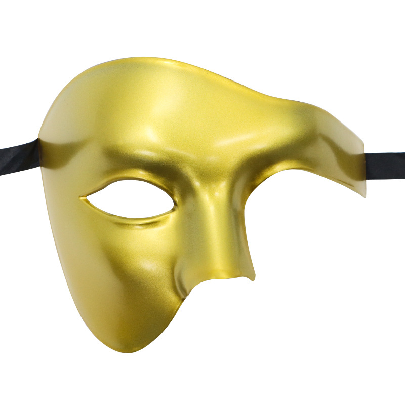 Phantom Of The Opera Mask, PROM Half Face Classic White Adult False Face  Phantom Of The Opera Mask