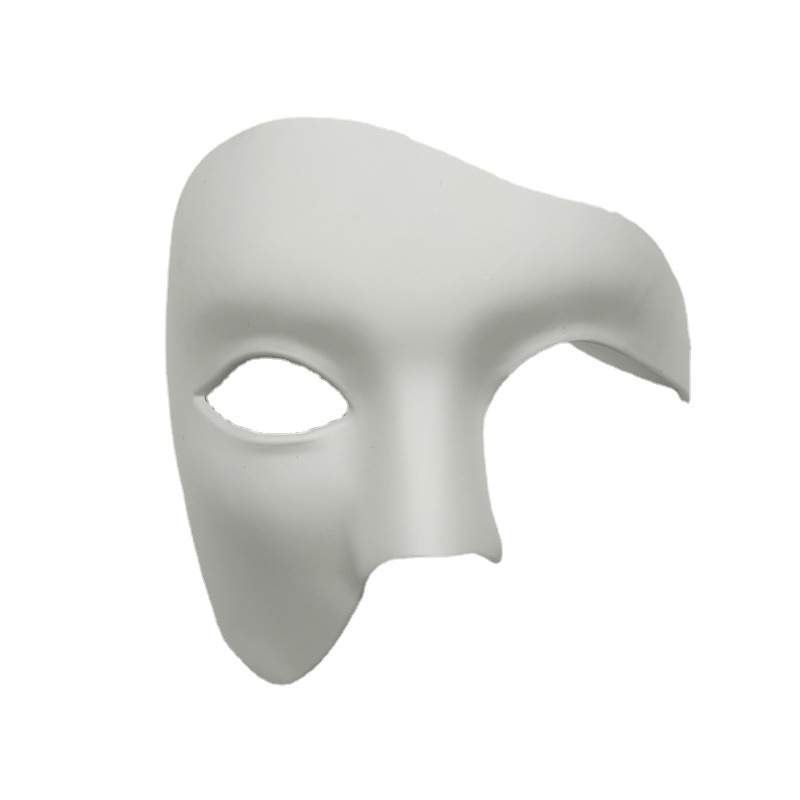 Phantom Of The Opera Mask, PROM Half Face Classic White Adult False Face  Phantom Of The Opera Mask