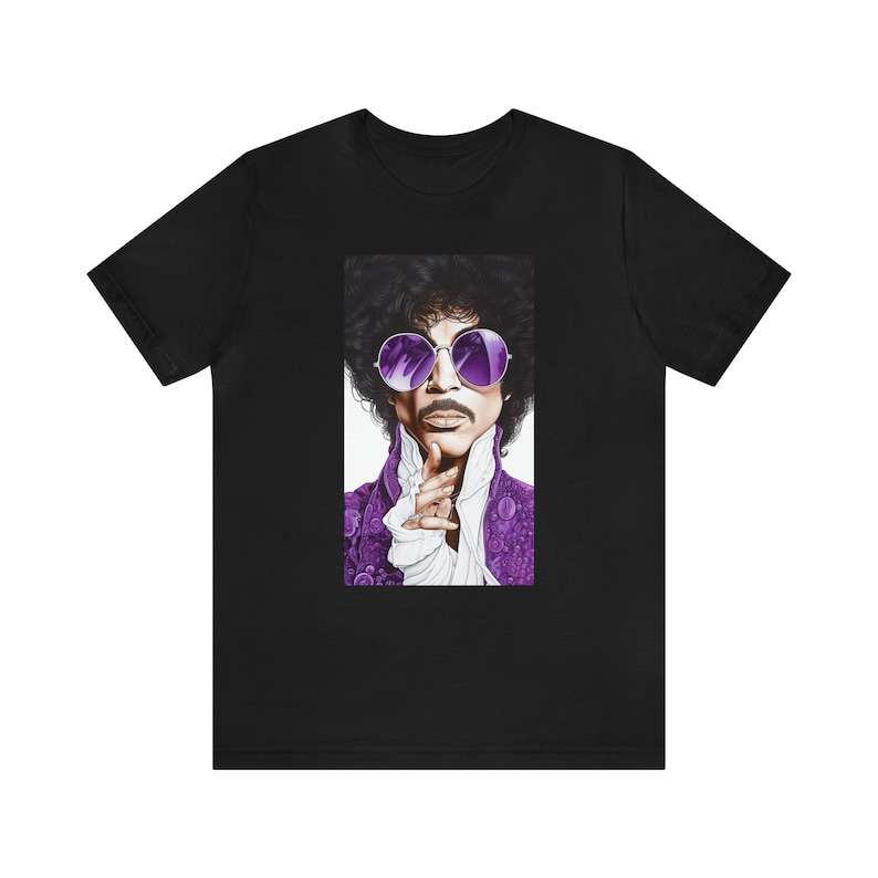 T shirt best sale purple rain homme