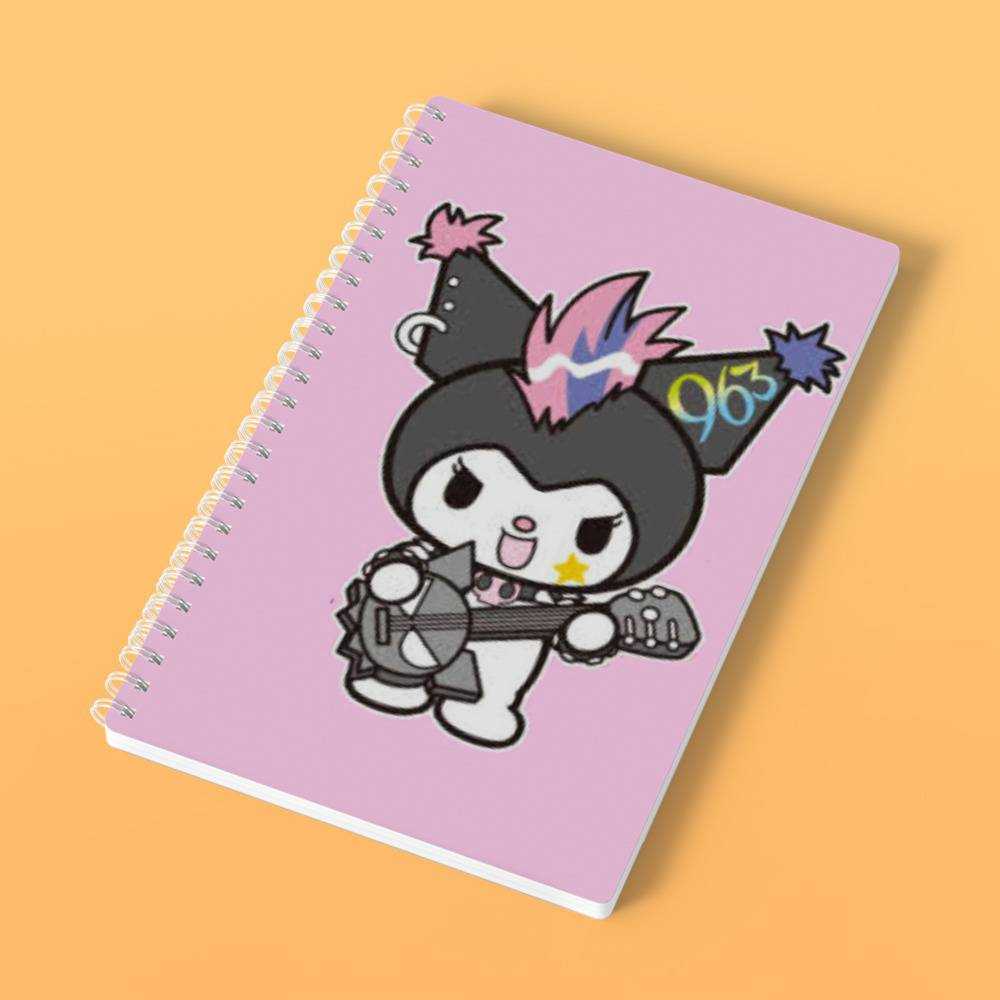 My Melody and Kuromi Valentines Day Hearts Spiral Notebook by