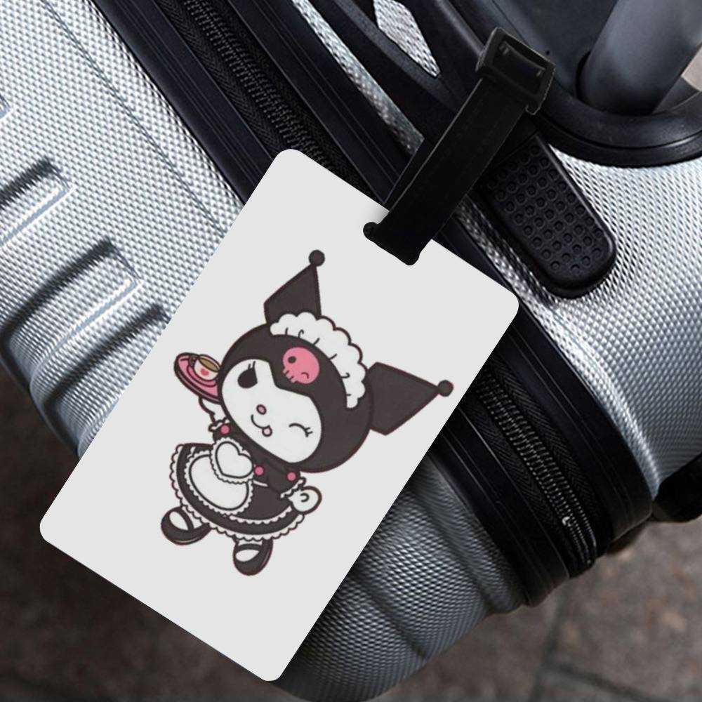 Kuromi Luggage Tag Kuromi Maid Classic Celebrity Luggage Tag