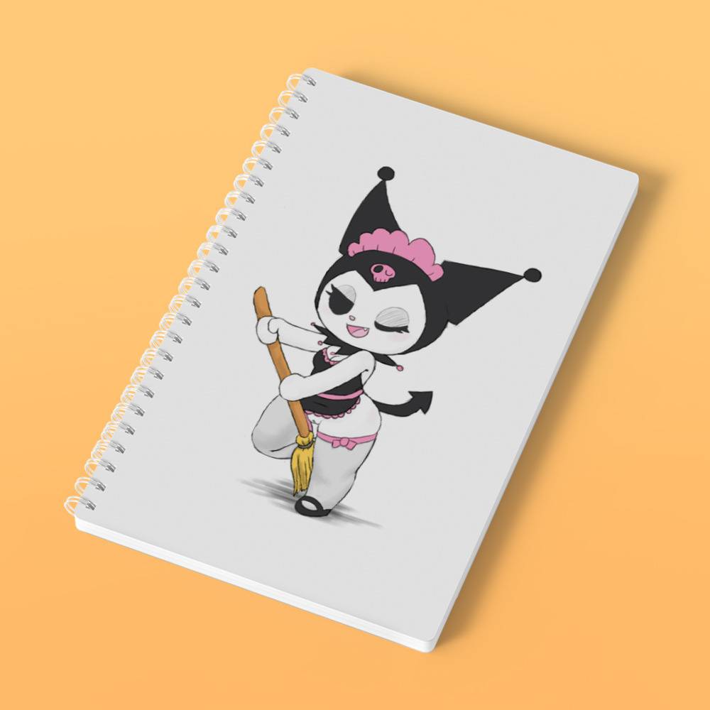 Kuromi and Baku Spiral Notebook