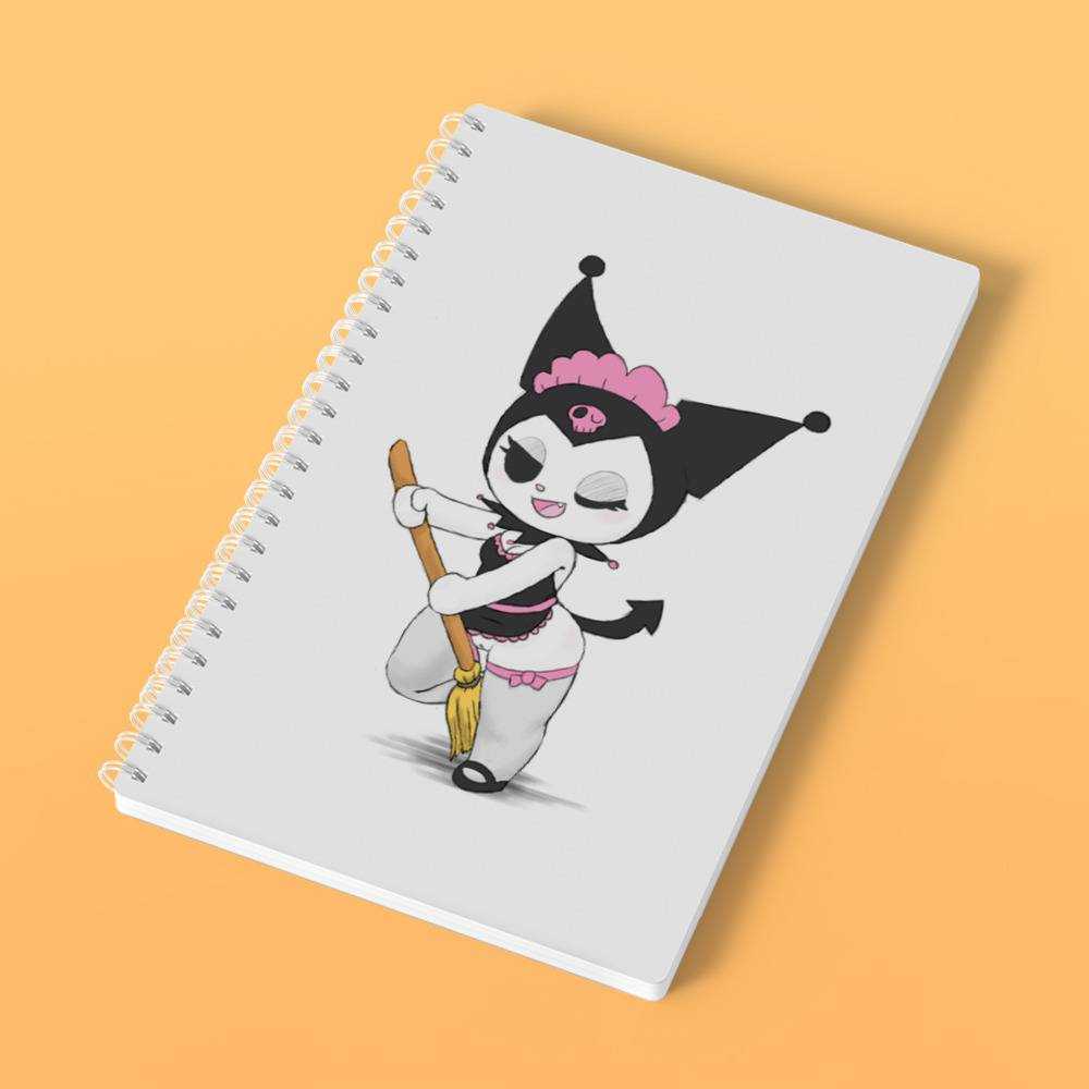 Generic Spiral Notebook Kuromi Notebooks Collage Journal Notepad  Composition With Premium Thick Guitar Tabs colorful 5 5 x 7 75 inches:  : Office Products