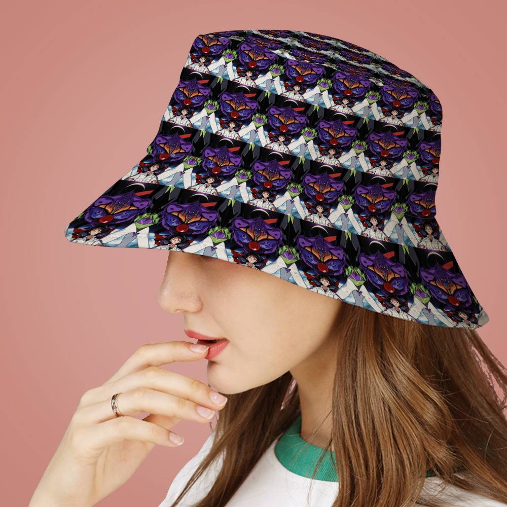 evangelion bucket hat