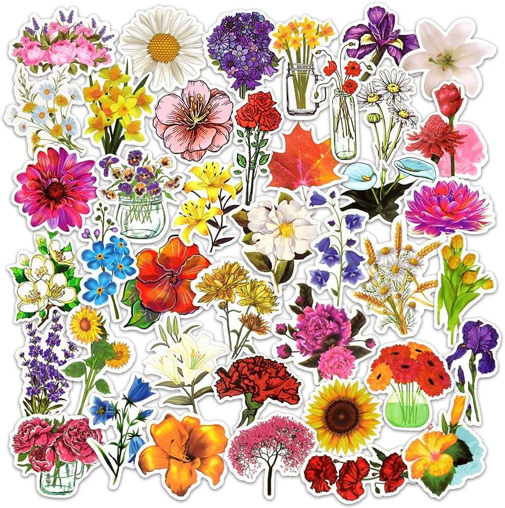 The Indie Flower Stickers is an indie and perfect sticker