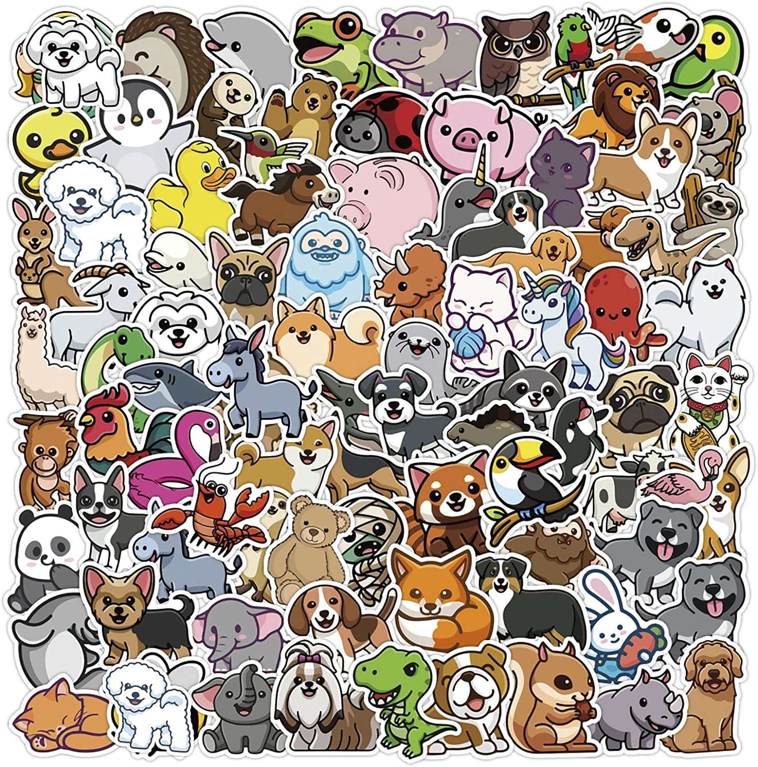 The Cute Nature Animal Stickers is an indie and perfect sticker