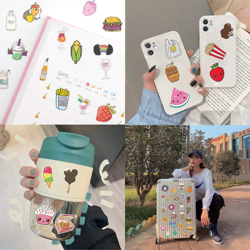 The Cute Food Stickers is a simple and interesting sticker